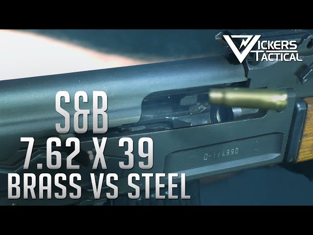 s&b 7.62x39 - brass vs steel case